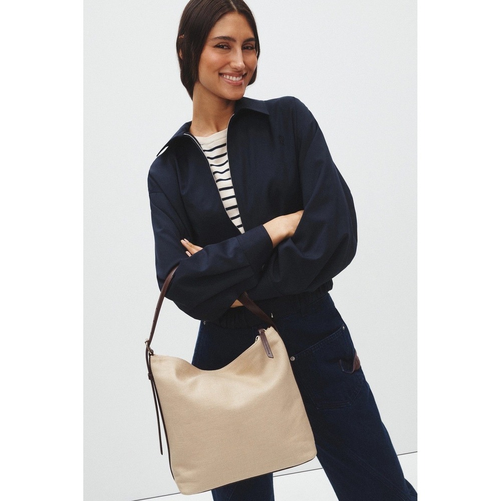 A.P.C. Accessories Vera Linen Shoulder Bag